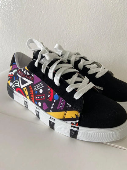 Unieke print comfortabele sneakers.