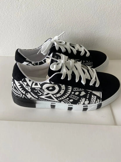 Unieke print comfortabele sneakers.